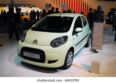 MOSCOW - AUG 26: Citroen C1 The Moscow International Motor Show 2010 On August 26, 2010 In Moscow, Russia.