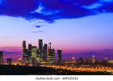 Moscow City business center - Shutterstock ID 649135516
