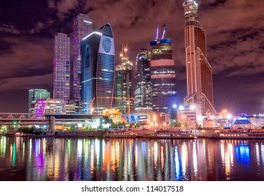 Moscow City By The Night