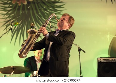 MOSCOW - DECEMBER 26: Russian Musician Igor Butman  On A New Year Concert On December 26, 2013 In Moscow, Russia