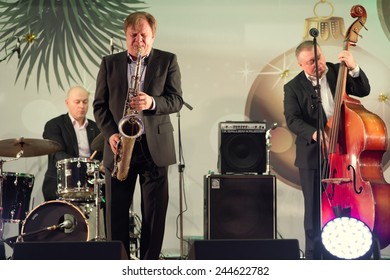 MOSCOW - DECEMBER 26: Russian Musician Igor Butman  On A New Year Concert On December 26, 2013 In Moscow, Russia