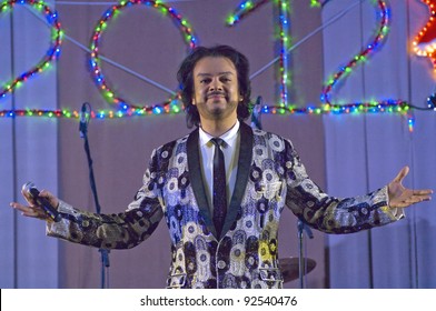 MOSCOW - DECEMBER 26 : Russian Singer Philipp Kirkorov On New Year Performance On December 26, 2011. Moscow, Russia