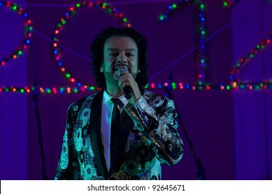 MOSCOW - DECEMBER 26 : Russian Singer Philipp Kirkorov On New Year Performance  On December 26, 2011. Moscow, Russia