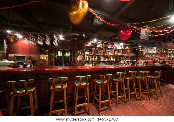 Moscow Feb 16 Empty Bar Karaoke Stock Photo Edit Now 146371709