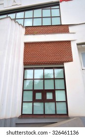 MOSCOW - JULY 12, 2015: Jewish Museum And Tolerance Center In Moscow. Historic Building Was Designed By Architect Melnikov As A Garage For Buses.