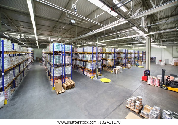 Moscow June 5 Large Warehouse Shelves Stock Photo 132411170 | Shutterstock