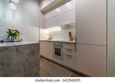 Moscow, Kolomenskoye - March 13, 2019: photography of the kitchen interior.