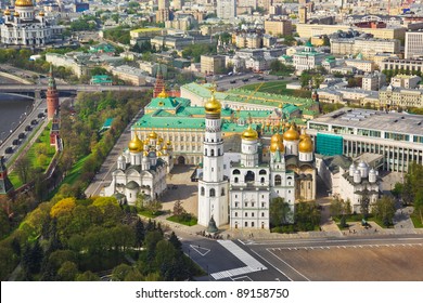 Moscow Kremlin - Russia - Aerial View