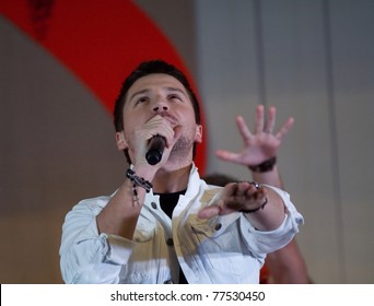 MOSCOW - MARCH 5: Russian Actor And Singer Sergey Lazarev On A Concert Dedicated To The International Women's Day On March 5, 2011 In Moscow, Russia