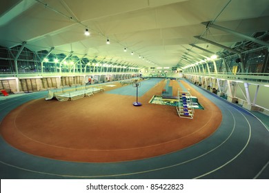 MOSCOW - NOVEMBER 24: People At Stadium Of Moscow State University Of Physical Education, On November 24, 2010 In Moscow, Russia. More Than 140 Olympic Champions Have Graduated From This University.