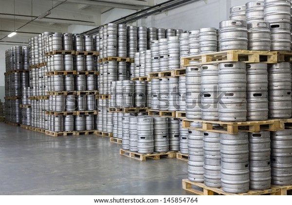 Download Moscow Oct 16 Pallets Beer Kegs Stock Photo Edit Now 145854764 PSD Mockup Templates
