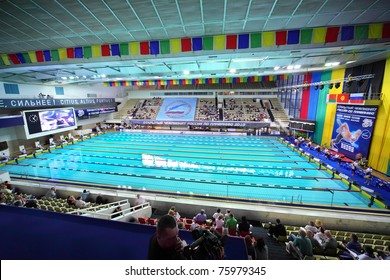 MOSCOW - OCTOBER 5: swimming championship 2010 in Olympic sporting complex on October 5, 2010 in Moscow, Russia.