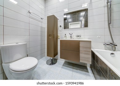 Moscow region, Khimki-August 27, 2019: photographing the interior of a two-bedroom apartment.