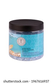 Moscow, Russia - 08262020:
Pearl Male Bath Salt, With Pearl Powder, Seaweed Extract