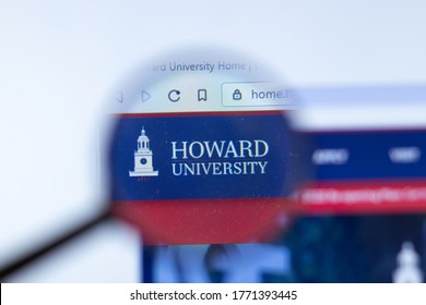 Moscow, Russia - 1 June 2020: Howard University Website With Logo, Illustrative Editorial.