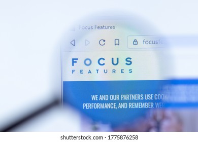 Moscow, Russia - 1 June 2020: Focus Features Website With Logo , Illustrative Editorial.