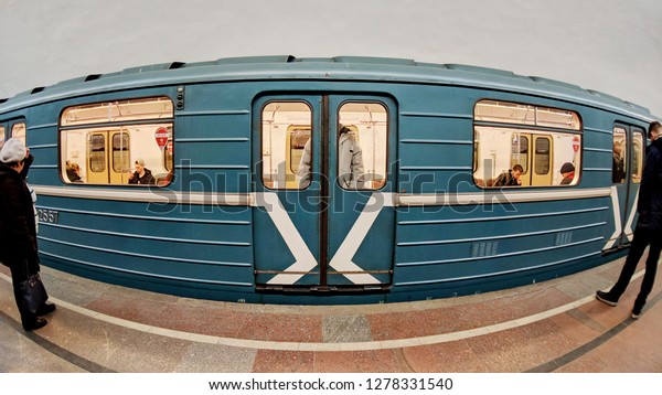 Moscow Russia 12 27 2017 Train Stock Photo Edit Now 1278331540