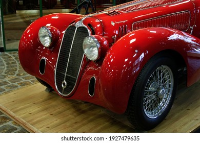 Moscow, Russia - 26 February 2021: Classic Alfa Romeo car in the museum. Exhibition of retro cars. - Shutterstock ID 1927479635