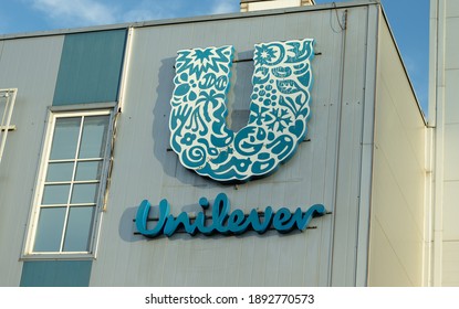 Moscow, Russia - 5 December 2020: Unilever Business Company Logo, Illustrative Editorial.