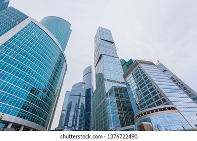 MOSCOW, RUSSIA - APRIL 13, 2019: The towers of the business centre and the residential complexes of Moscow city - Shutterstock ID 1376722490