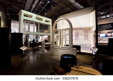 Moscow, Russia - April, 2014: The Jewish Museum And Tolerance Center In Moscow, Russia.