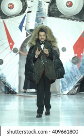 MOSCOW, RUSSIA - April 6, 2012: Moscow Fashion Week In Gostiny Dvor. Russian Singer Philipp Kirkorov On The Show Designer Ilya Shiyan