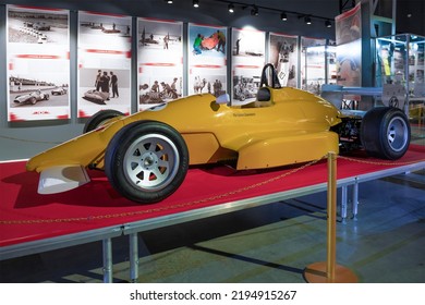 MOSCOW, RUSSIA - AUGUST 17, 2022: Soviet Serial Racing Car Of 