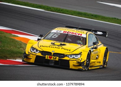 Moscow, Russia - August 19, 2016: Timo Glock Driver Of BMW Team RMG At DTM Stage At Moscow Raceway