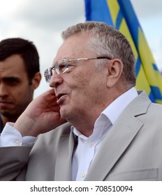 MOSCOW, RUSSIA -  AUGUST 26, 2017: Leader Of The Liberal Democratic Party Of Russia Vladimir Zhirinovsky At The Press Festival In Moscow. 