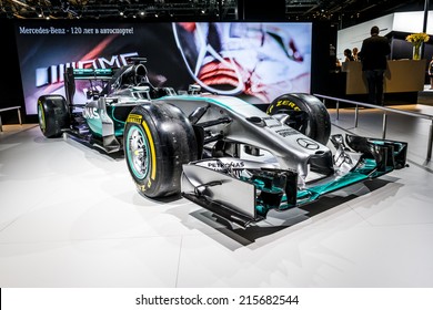 MOSCOW, RUSSIA - August 26:MERCEDES AMG PETRONAS Formula One Team At MIAS 2014 In Moscow, 26 August 2014