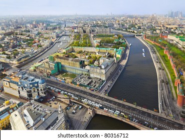 Moscow (Russia) Center - Aerial View