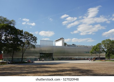 MOSCOW, RUSSIA - CIRCA AUGUST 2016: Garage Museum Of Contemporary Art (formerly The Garage Center For Contemporary Culture) Designed By Rem Koolhaas