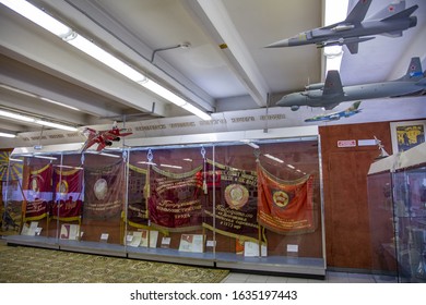 Moscow, Russia - February 1, 2020: Exhibit Of The Museum Of The Russian MiG Aircraft Corporation