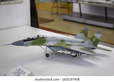 Moscow, Russia - February 1, 2020: Exhibit Of The Museum Of The Russian MiG Aircraft Corporation