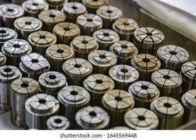 Moscow, Russia - February 14, 2020: Component Parts Of The Watch Factory Nika Products. Manufacture Of Wristwatches And Precious Metal Products