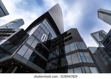 Moscow, Russia - February 27, 2022: Federation Tower In The Moscow City Architectural Complex In Moscow