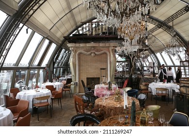 MOSCOW, RUSSIA - JANUARY 23, 2022: Restaurant 