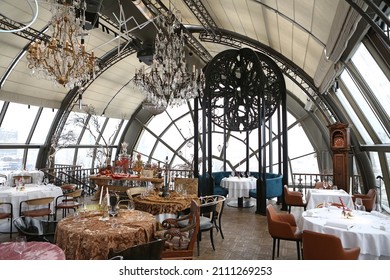 MOSCOW, RUSSIA - JANUARY 23, 2022: Restaurant 