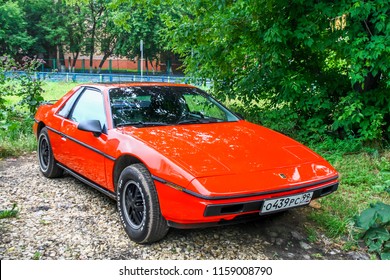 Moscow, Russia - July 10, 2011: Motor Car Pontiac Fiero In The City Street.