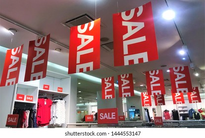 Banner Hanging From Ceiling Stock Photos Images Photography