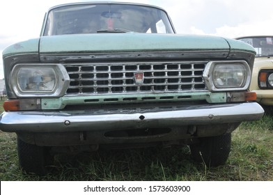 MOSCOW, RUSSIA - July 8, 2011: Old Soviet Car Moskvich-403 At The Exhibition Avtoekzotika-2011, Tushino Airfield, Front View