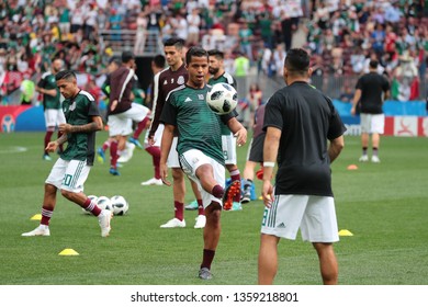 Moscow, Russia, June, 17, 2018. Luzhniki Stadium. Giovani Dos Santos Before The Football Match Of FIFA World Cup 2018 Between Germany &  Mexico.