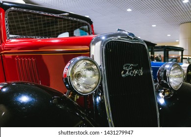 MOSCOW, RUSSIA - June 2019: Ford model Y vintage cars at the exhibition at the Moscow Domodedovo Airport  - Shutterstock ID 1431279947