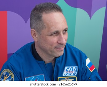 MOSCOW, RUSSIA – JUNE 3, 2022: Anton Shkaplerov, Russian Cosmonaut.