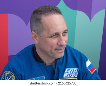 MOSCOW, RUSSIA – JUNE 3, 2022: Anton Shkaplerov, Russian Cosmonaut.