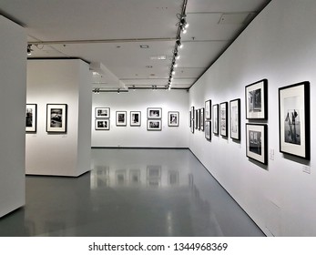 Moscow, Russia - March 13, 2019: Exposition Halls Of The Multimedia Art Museum