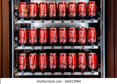 modern coca cola vending machine