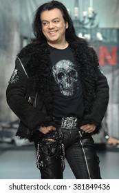 MOSCOW, RUSSIA - MARCH 23, 2009: Moscow Fashion Week In Gostiny Dvor. Russian Singer Philipp Kirkorov On The Runway To Show Designer Ilya Shiyan