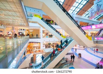 MOSCOW, RUSSIA - MARCH 24, 2019: Megapolis Center Shopping Mall