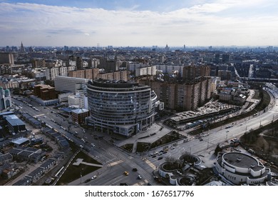 Moscow, Russia - March 9, 2020: Meshchansky District Is A District Of Central Administrative Okrug Of The Federal City Of Moscow, Russia.